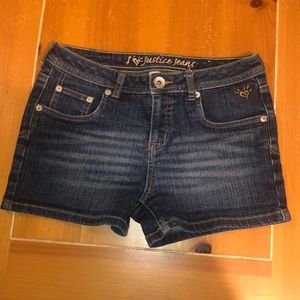 Denim shorts